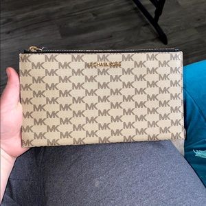 Michael Kors Canvas Pouch
